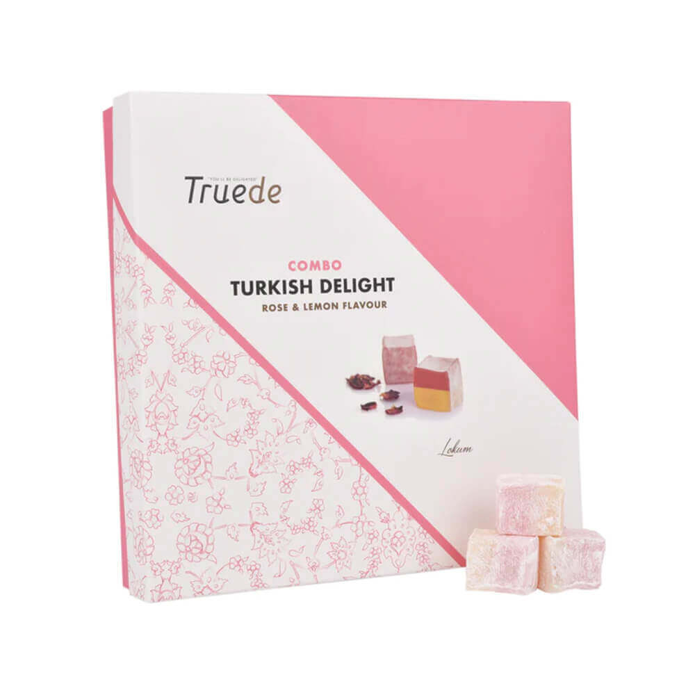 Truede Combo Rose & Lemon Flavour Turkish Delight 125g